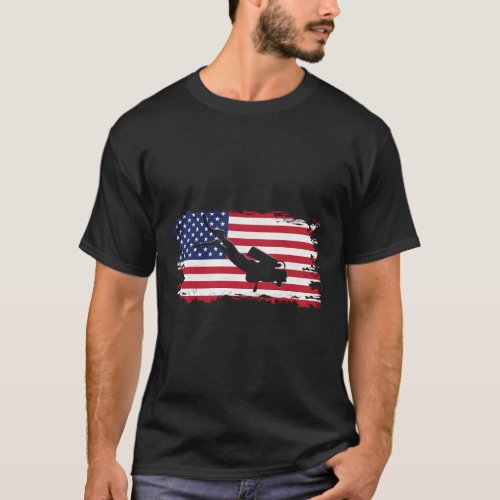 American Flag Scuba Diving Scuba Diving T_Shirt