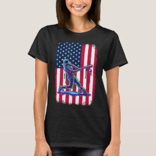 American Flag Sell Player T Patriotic 4th Of July T-Shirt