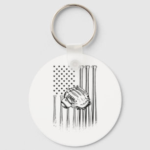 American Flag Sell Softll Lovers Funny Us Gift Keychain
