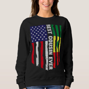 American Flag & Senegal Flag Best Cousin Ever Fami Sweatshirt
