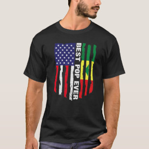 American Flag & Senegal Flag Best Pop Ever Family T-Shirt