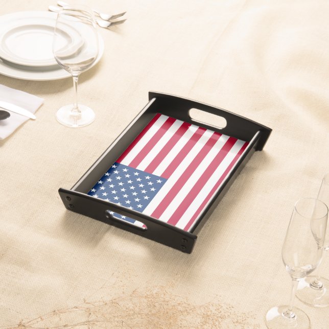 American Flag Serving Tray (Front)