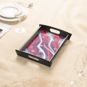 American flag Serving Tray