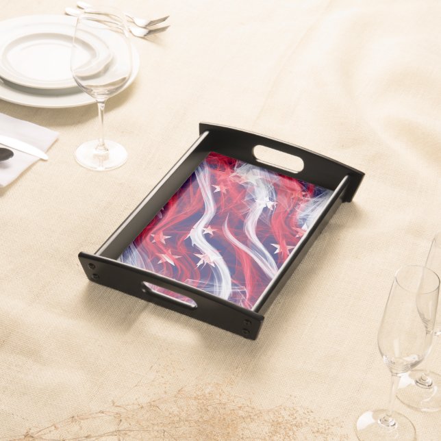 American flag Serving Tray (Front)
