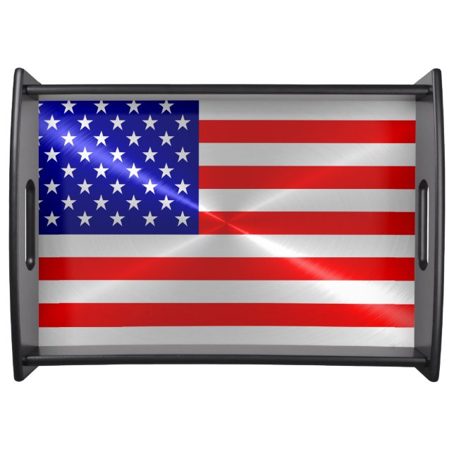 American Flag Serving Tray (Front)