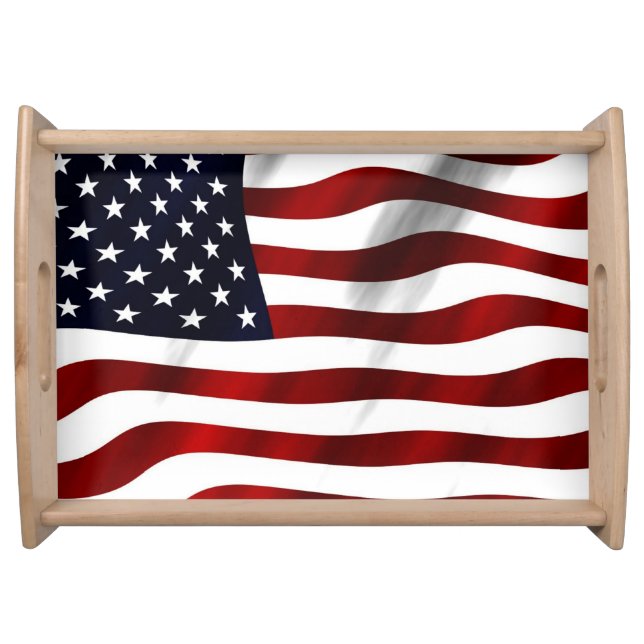 American Flag Serving Tray (Front)