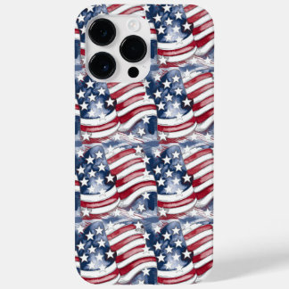 american flag set Case-Mate iPhone 14 pro max case