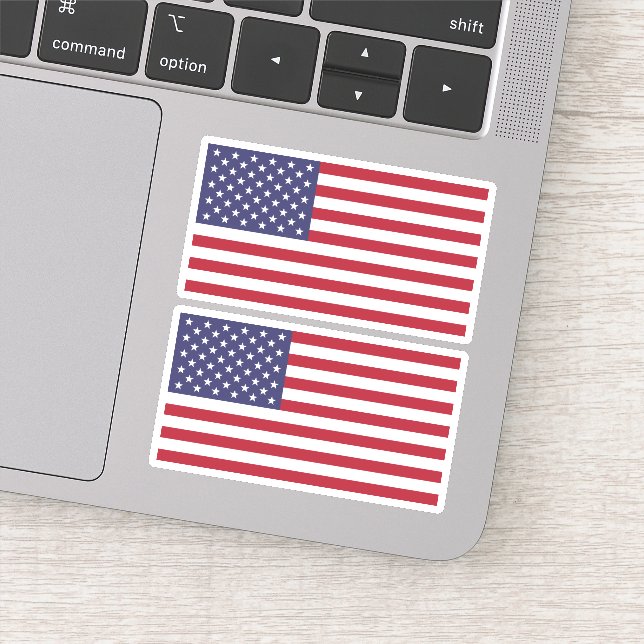 American flag - set of two sticker (Detail)
