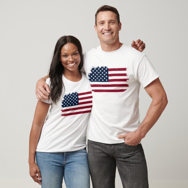 American Flag Shirt, Fourth Of July T-Shirt (Unisex)