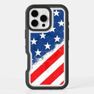 American Flag Shirt USA Patriotic Star Stripes iPhone 16 Pro Max Case