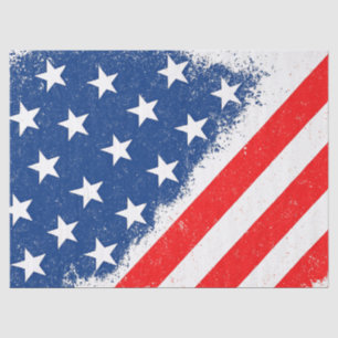 American Flag Shirt USA Patriotic Star Stripes Tissue Paper