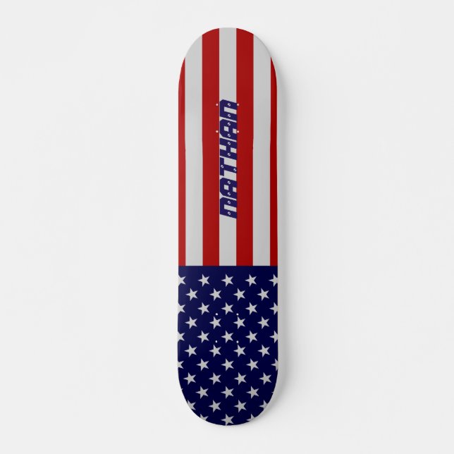 American Flag Skateboard (Front)