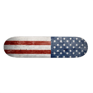 American flag skateboard