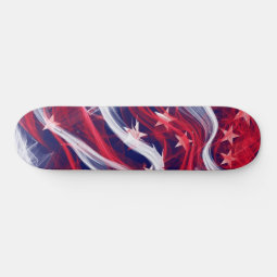 American flag skateboard | Zazzle