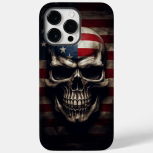 American Flag Skull Case-Mate iPhone 14 Pro Max Case