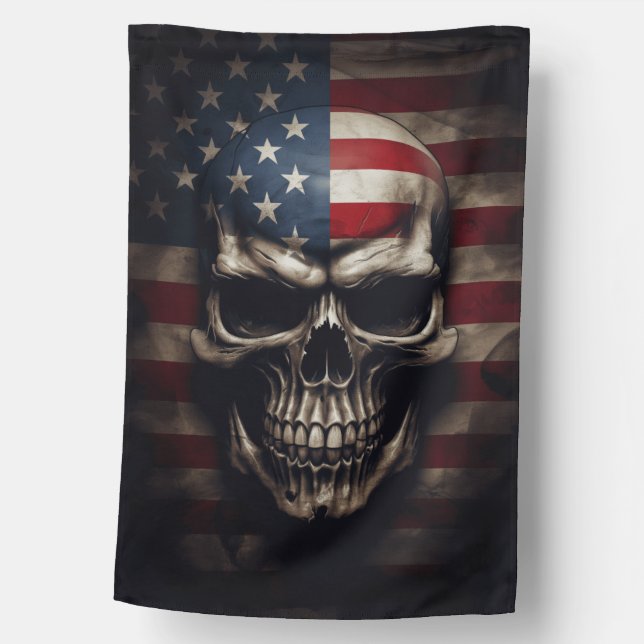 American Flag Skull Flag (Front)