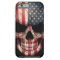 American Flag Skull on Black