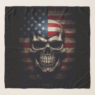 American Flag Skull Scarf