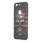 American Flag Skull  Uncommon Google Pixel Case (Back/Left)