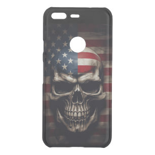 American Flag Skull  Uncommon Google Pixel Case