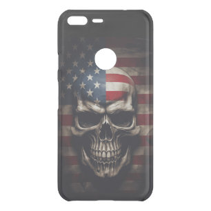 American Flag Skull  Uncommon Google Pixel XL Case
