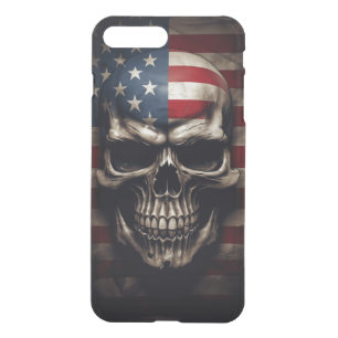 American Flag Skull iPhone 8 Plus/7 Plus Case