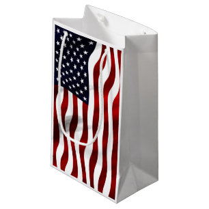 American Flag Small Gift Bag