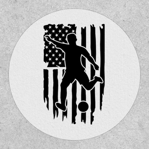 American Flag Soccer ShirtAmerican Flag Soccer Shi Patch
