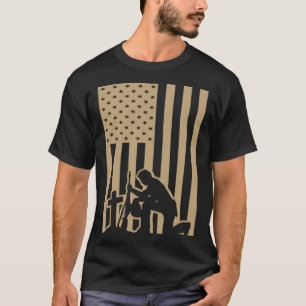 American Flag Soldier Memorial Day Patriotism T-Shirt