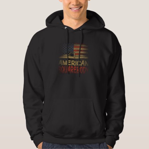 American Flag Square Body  American Squarebody Tru Hoodie