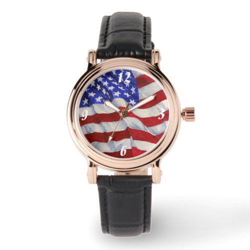 American Flag _ Square Watch