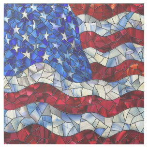 American Flag Stained Glass Gallery Wrap