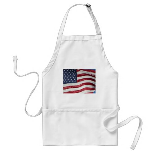 American FlagStar Spangled Banner red white blue Adult Apron