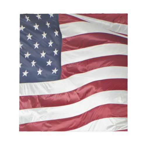 American FlagStar Spangled Banner red white blue Notepad