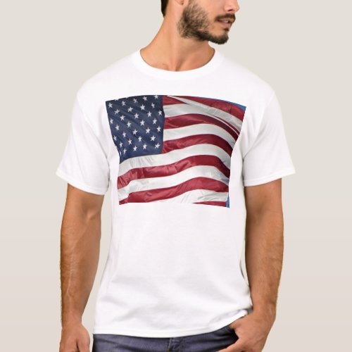 American FlagStar Spangled Banner red white blue T_Shirt