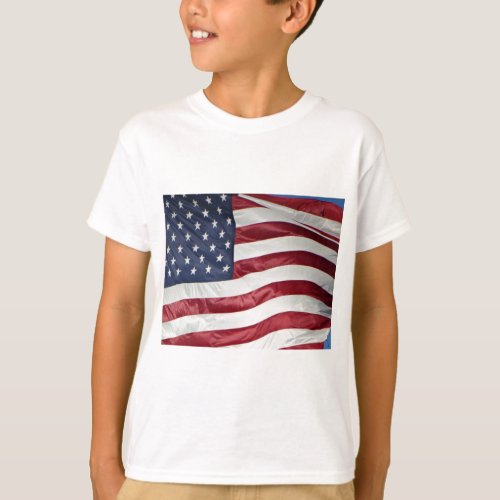 American FlagStar Spangled Banner red white blue T_Shirt