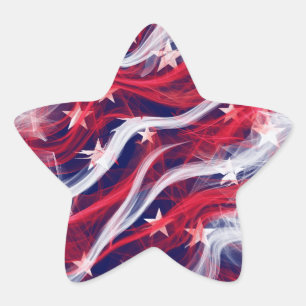 American flag Star Stickers (sheet of 20)