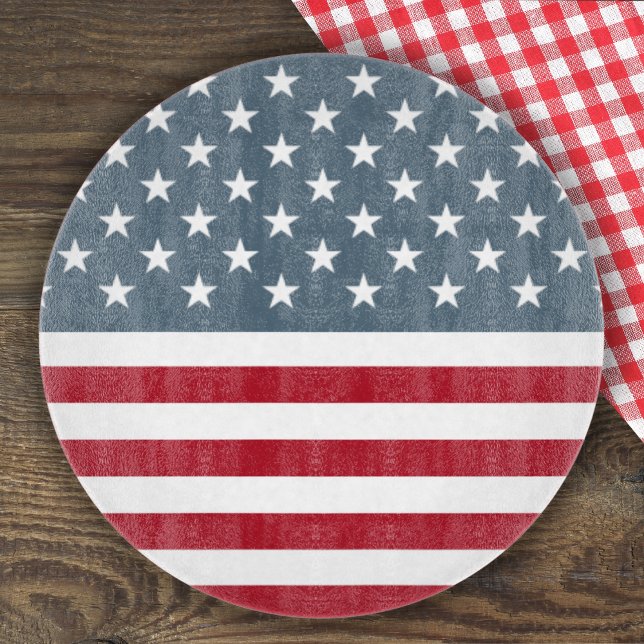 American Flag Stars and Stripes Cutting Board (Creator Uploaded)