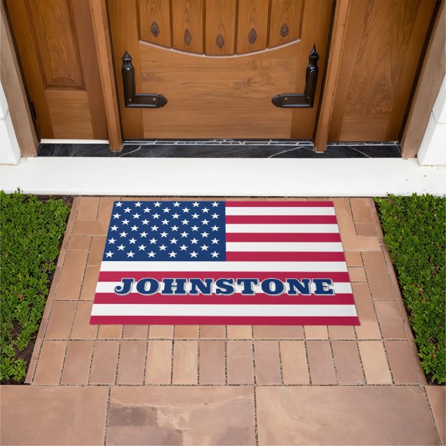 American Flag Stars and Stripes Doormat (Outdoor)