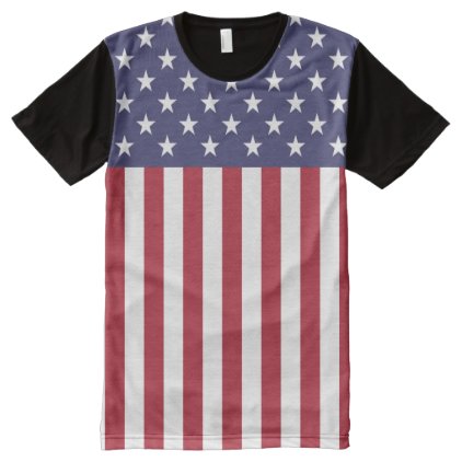 American Flag - Stars and Stripes - Flag of the US All-Over-Print Shirt