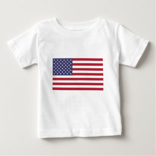 American Flag - Stars and Stripes - Flag of the US Baby T-Shirt