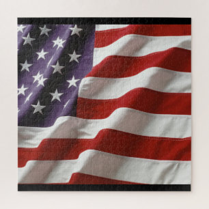 American Flag - Stars and Stripes Jigsaw Puzzle