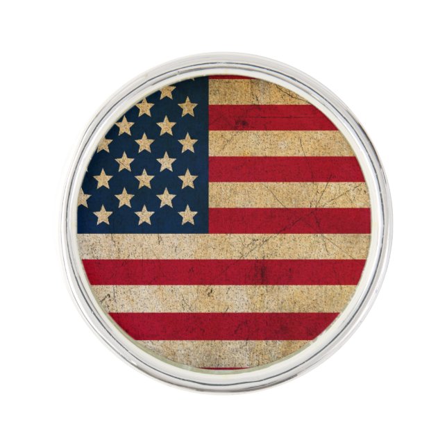 American Flag Stars And Stripes Lapel Pin (Front)