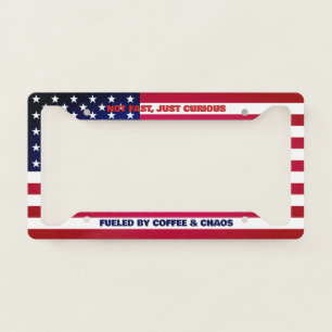 American Flag Stars and Stripes License Plate Frame