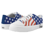 American Flag Stars and Stripes Low-Top Sneakers (Pair)
