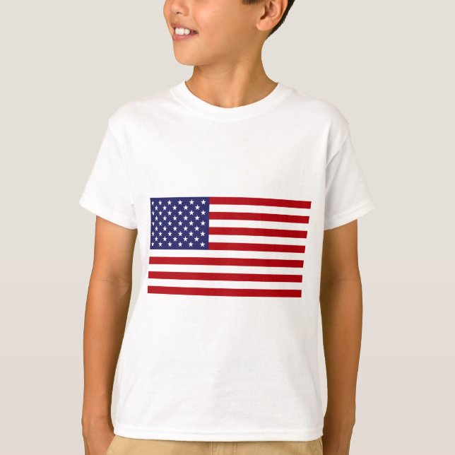 American Flag - Stars and Stripes - Old Glory T-Shirt (Front)