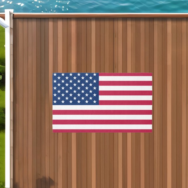 American Flag Stars and Stripes Outdoor Rug (Insitu (Outdoor 1))