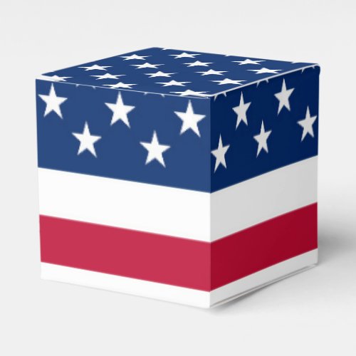 American Flag Stars And Stripes Patriotic  Favor Boxes