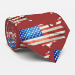 American Flag Stars And Stripes Patriotic Neck Tie at Zazzle