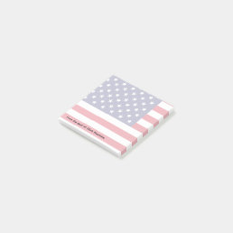American Flag Stars And Stripes Theme Post-it Notes